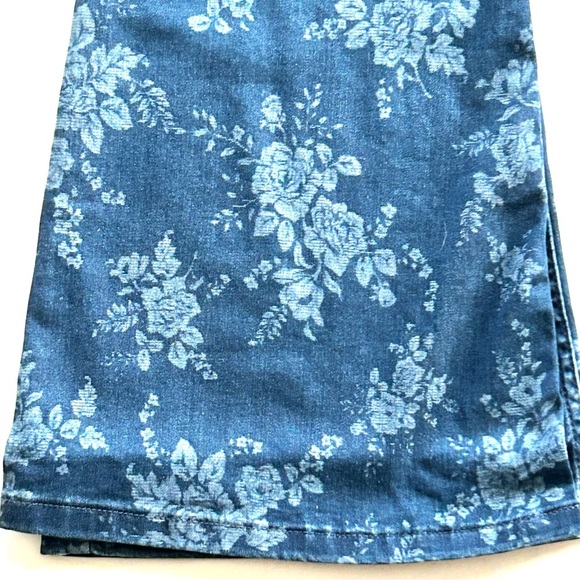 🍂NWT Free People Penny Pull-On Indigo Combo Romantic Blue Flare Jeans XS/0 - Picture 12 of 16